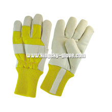Cow Grain Acrylic Pile Lined Winter Working Glove (3150)